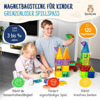 Magnetbausteine Kinder: Bauwerke mit extra starken Magneten
